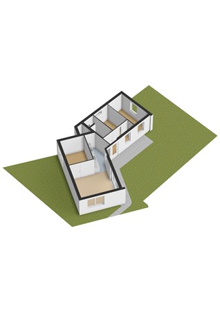 Floorplan - Schulpweg 60-24, 2211 XM Noordwijkerhout